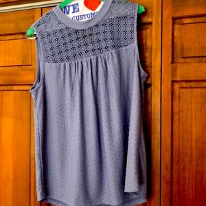 Fiona lace detail knit top